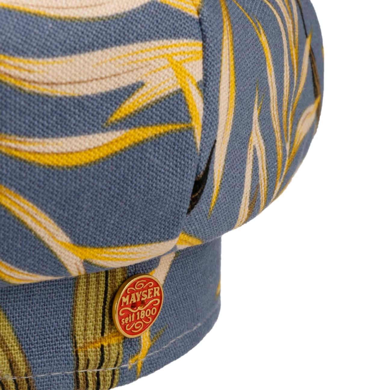 Camilla Leaves Newsboy Cap blau 7