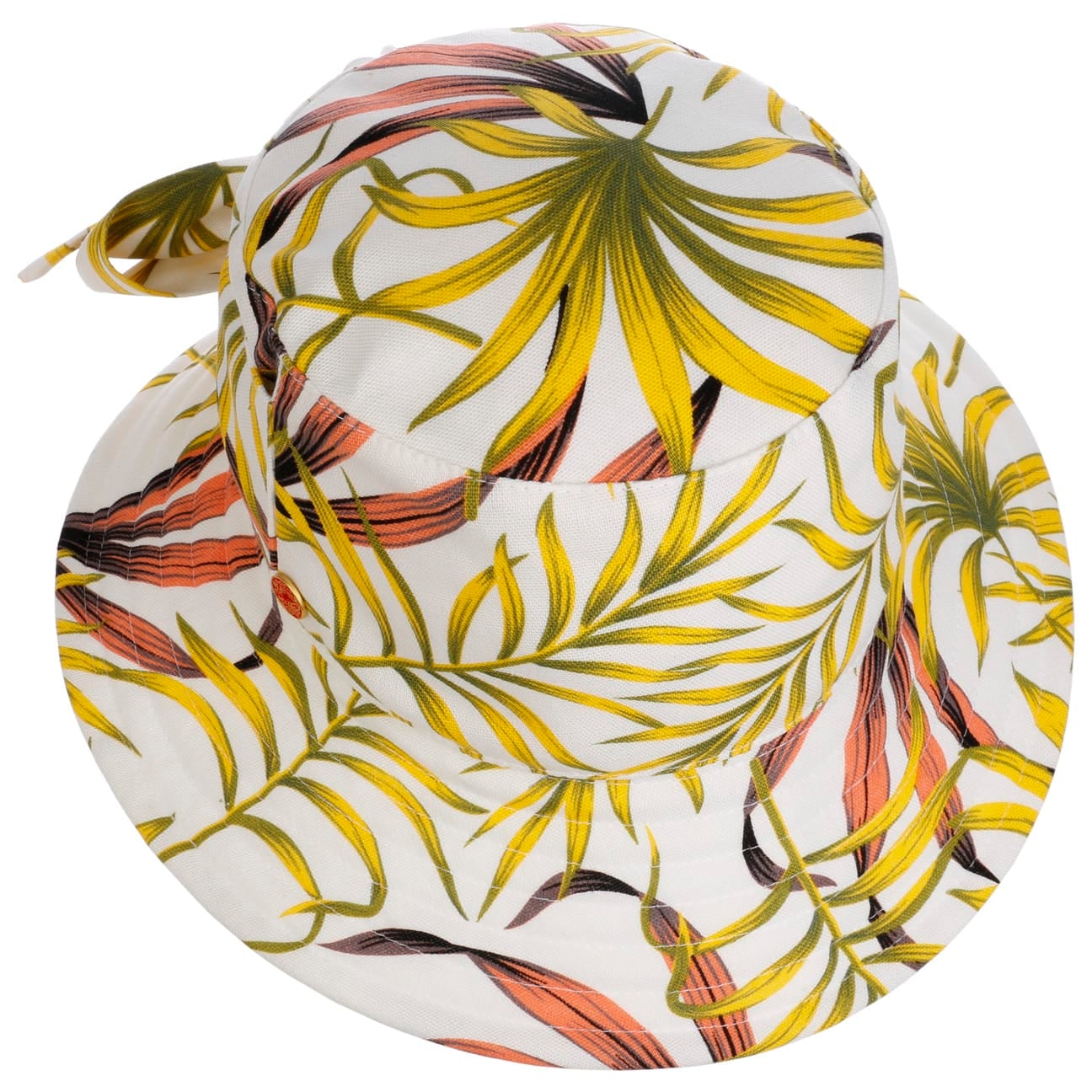 Malu Leaves Bucket Vendbar Hatt weiß 14