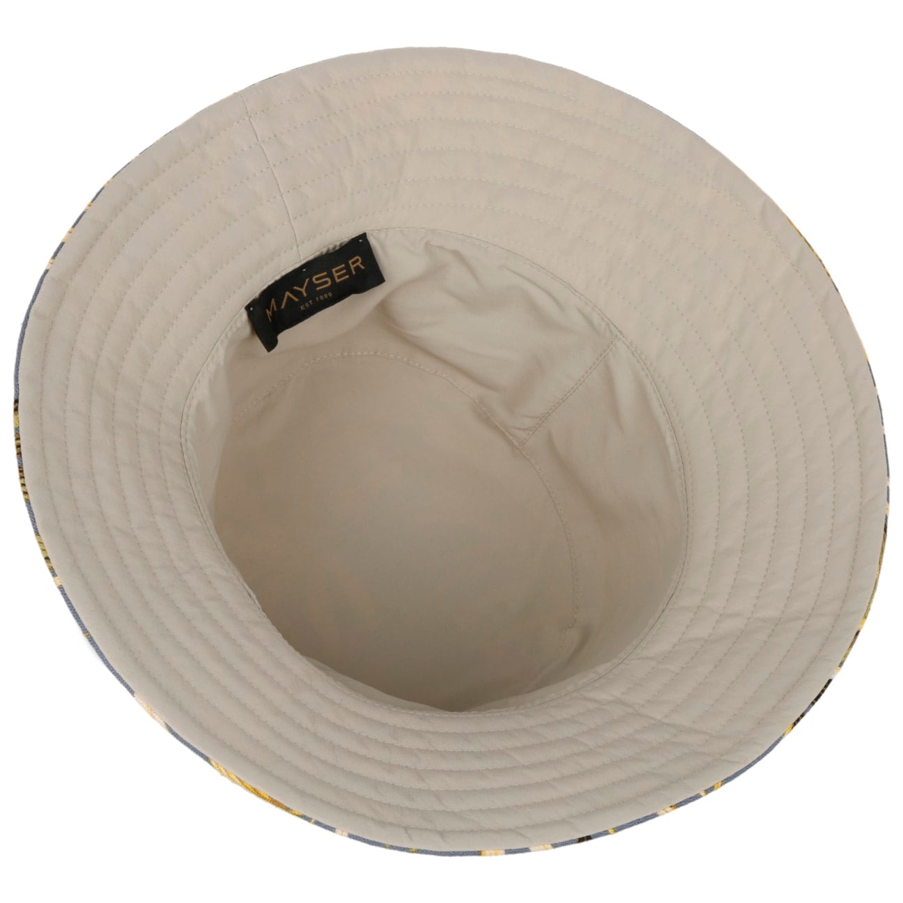 Malu Leaves Bucket Vendbar Hatt blau 6