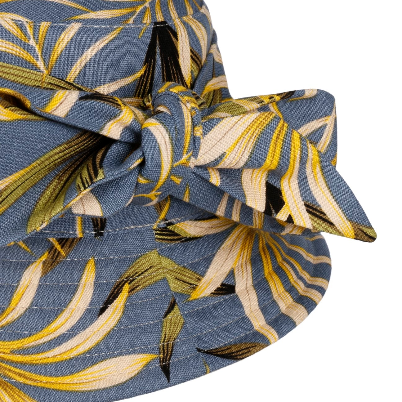 Malu Leaves Bucket Vendbar Hatt blau 7