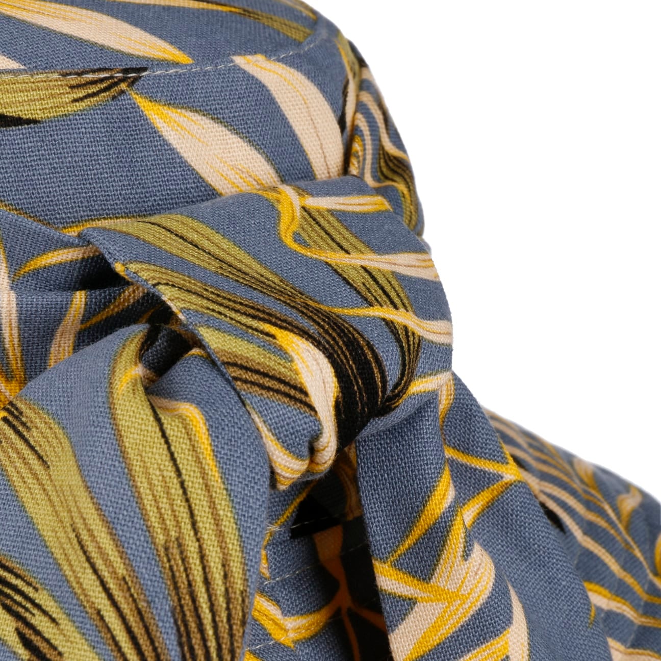 Malu Leaves Bucket Vendbar Hatt blau 9