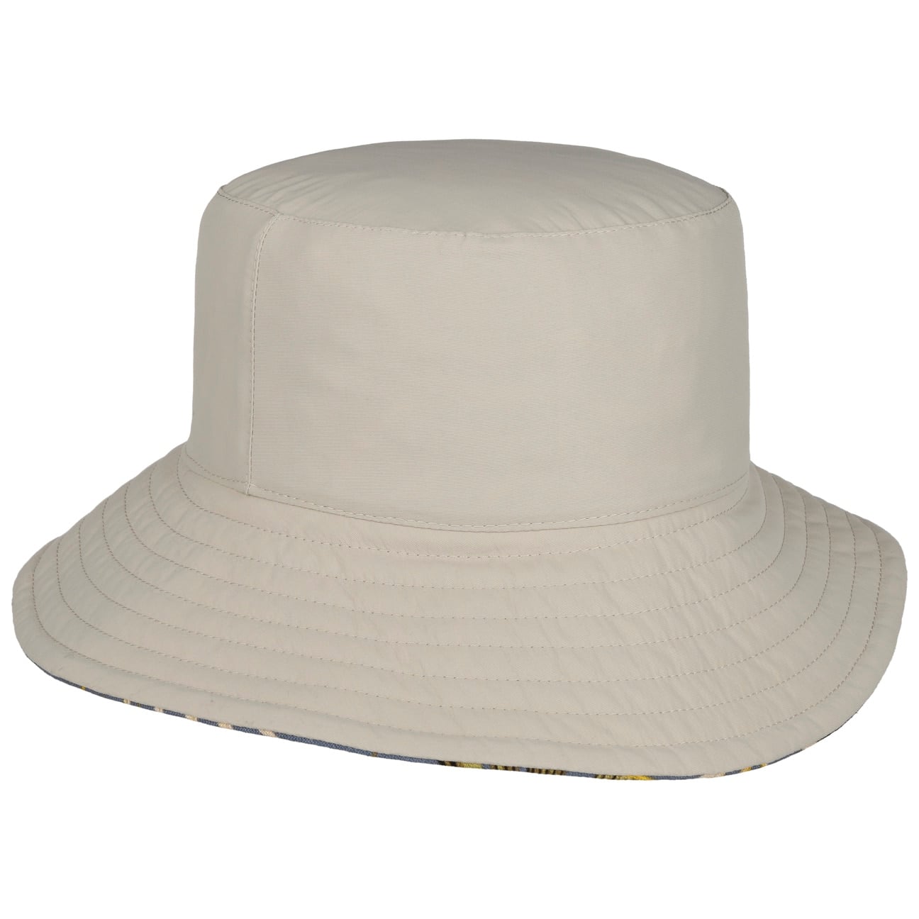 Malu Leaves Bucket Vendbar Hatt blau 11