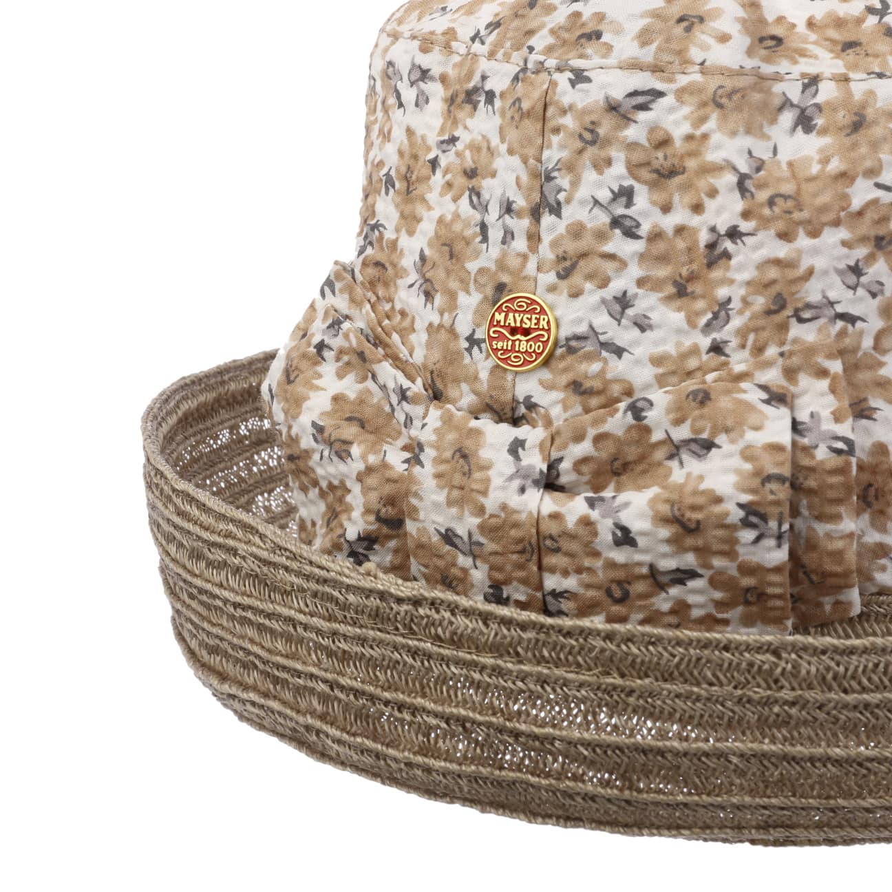 Noemi Stoffhut beige 5