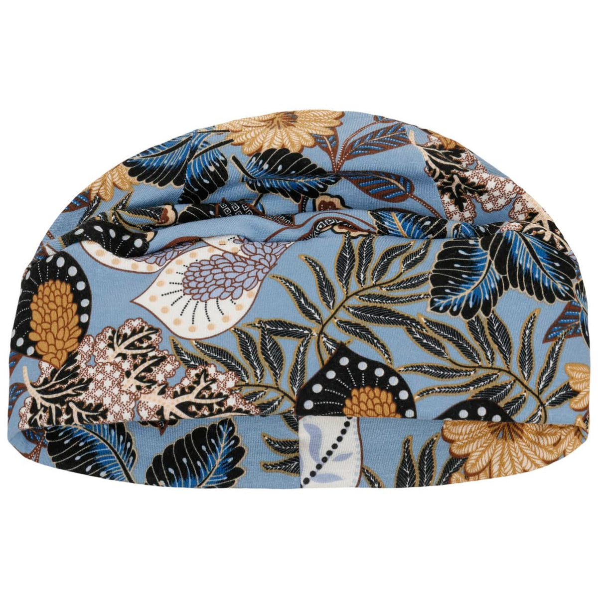 Gabi Jersey Flower Beanie blau 3