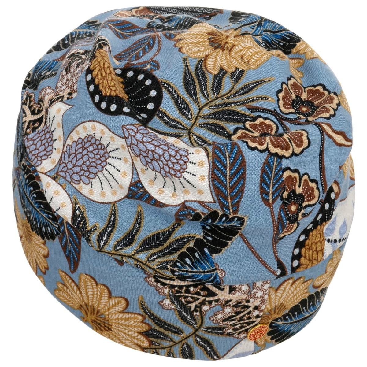 Gabi Jersey Flower Beanie blau 4