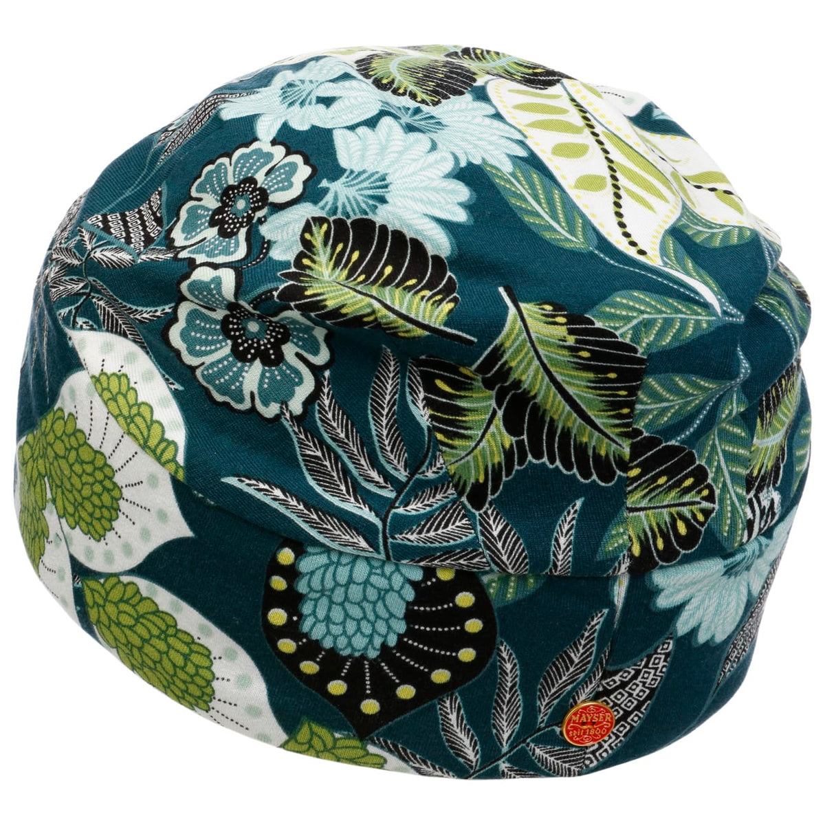Gabi Jersey Flower Beanie grün 12