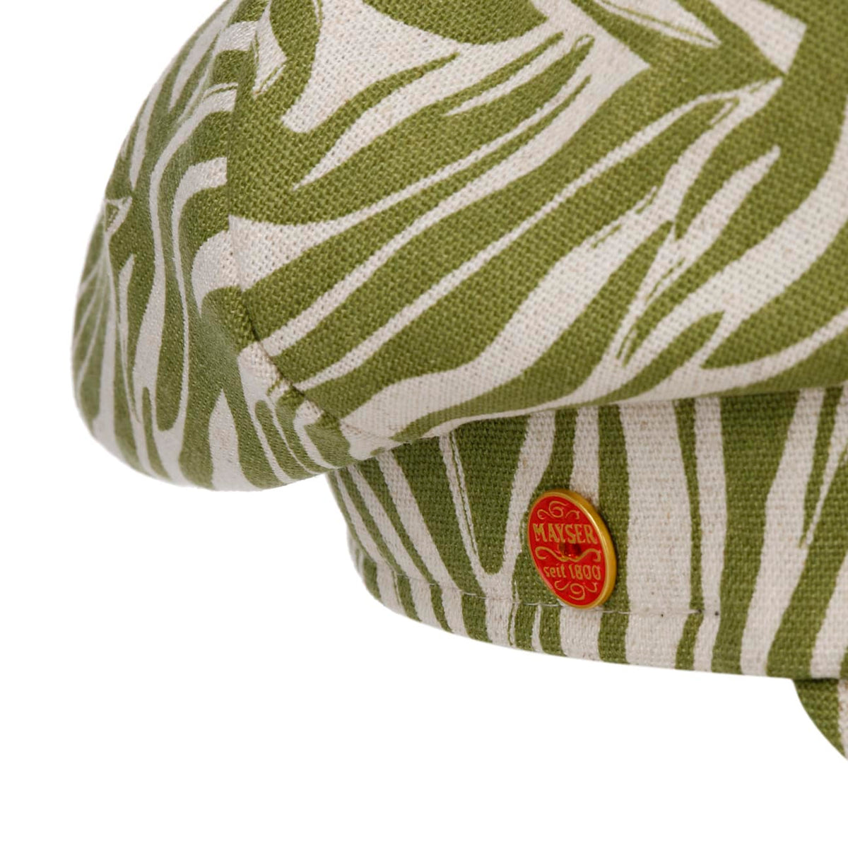 Camilla Green Newsboy Cap oliv 5