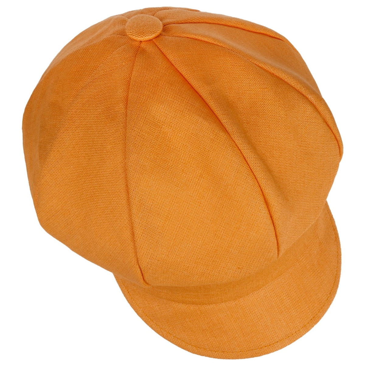 Uni Newsboy Cap i Lin gelb 3