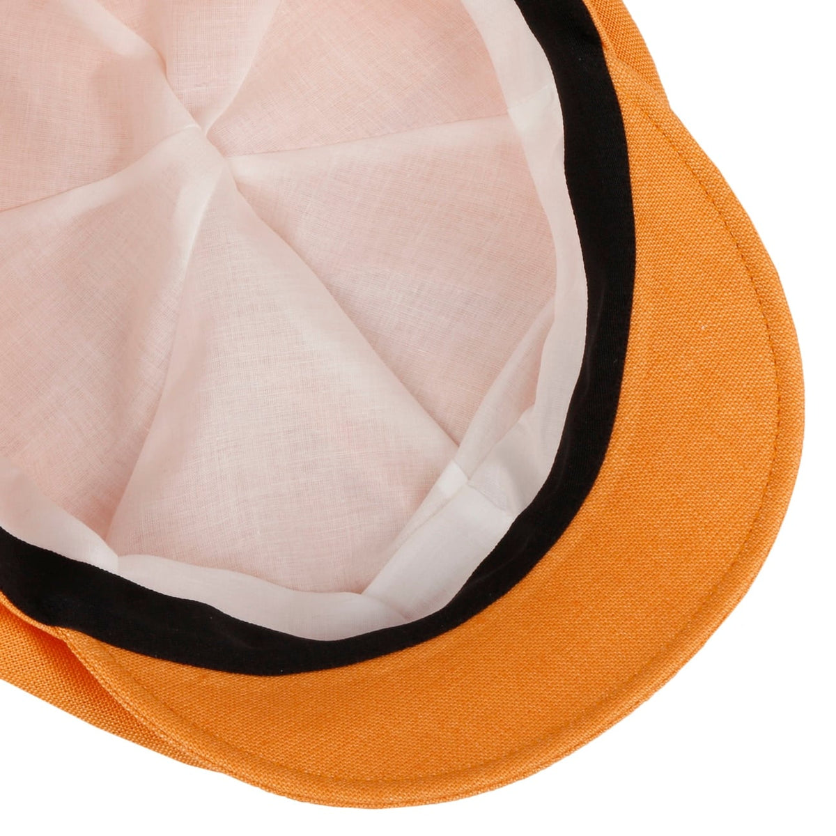 Uni Newsboy Cap i Lin gelb 4