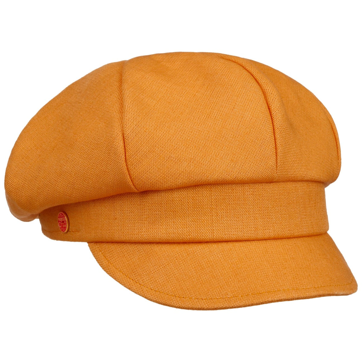 Uni Newsboy Cap i Lin gelb 2