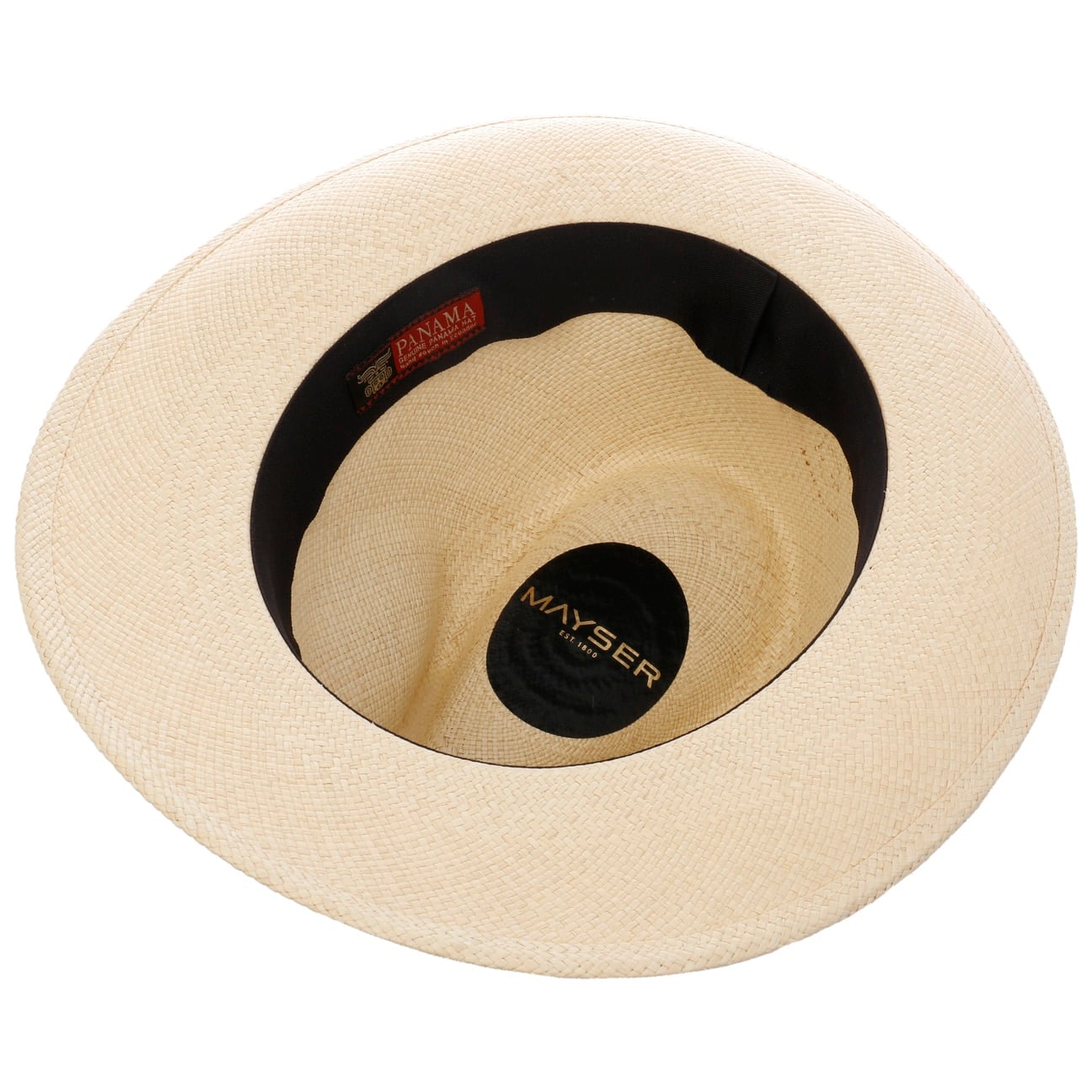 Cappello Panama Albenga Green Stripes natur-grün 5