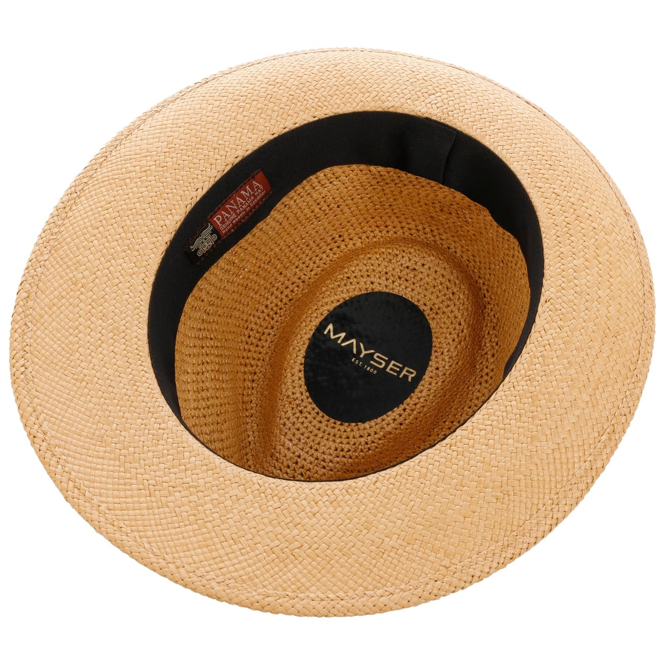 Cappello Trilby e Cappello Panama Manuel Crochet camel 5