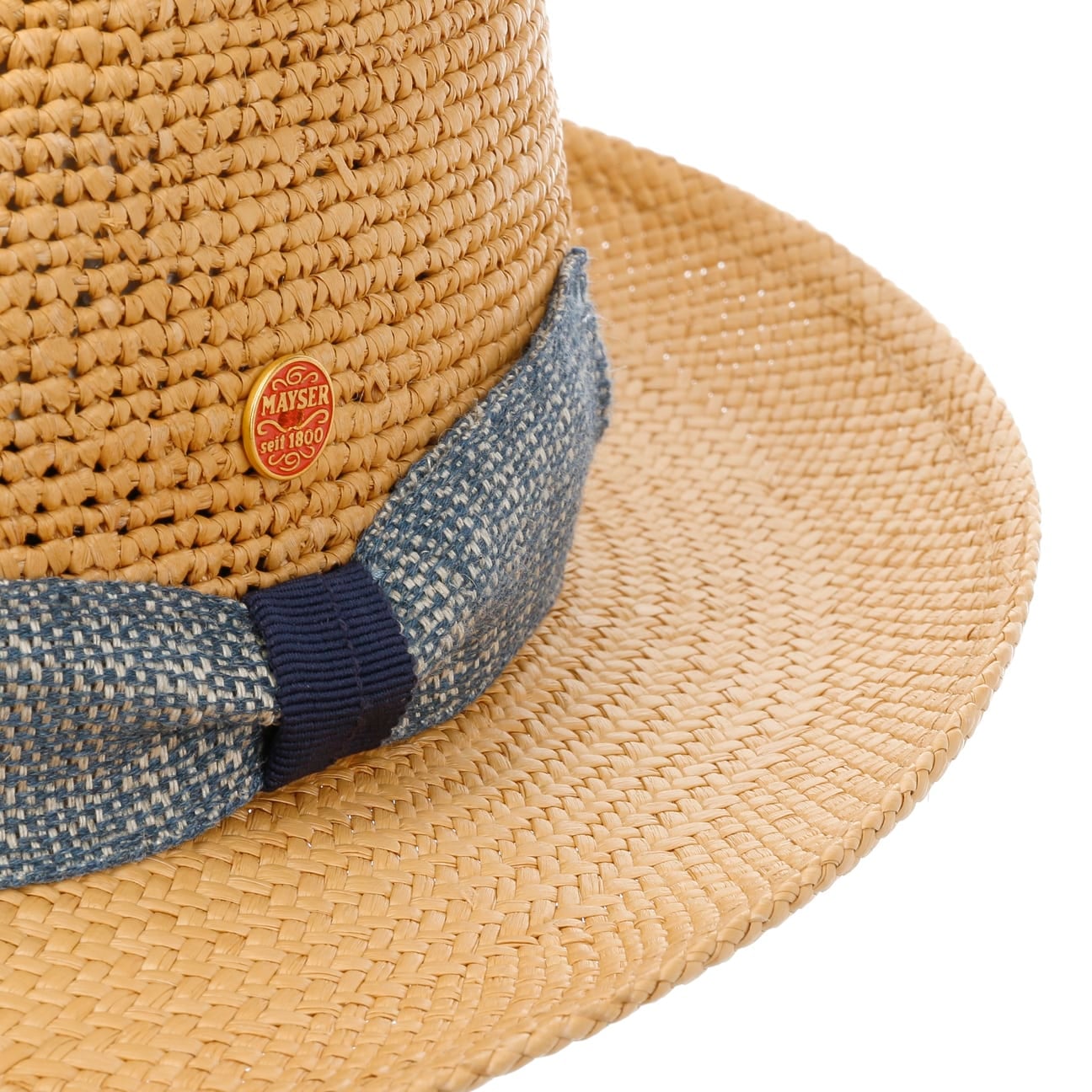 Cappello Trilby e Cappello Panama Manuel Crochet camel 6