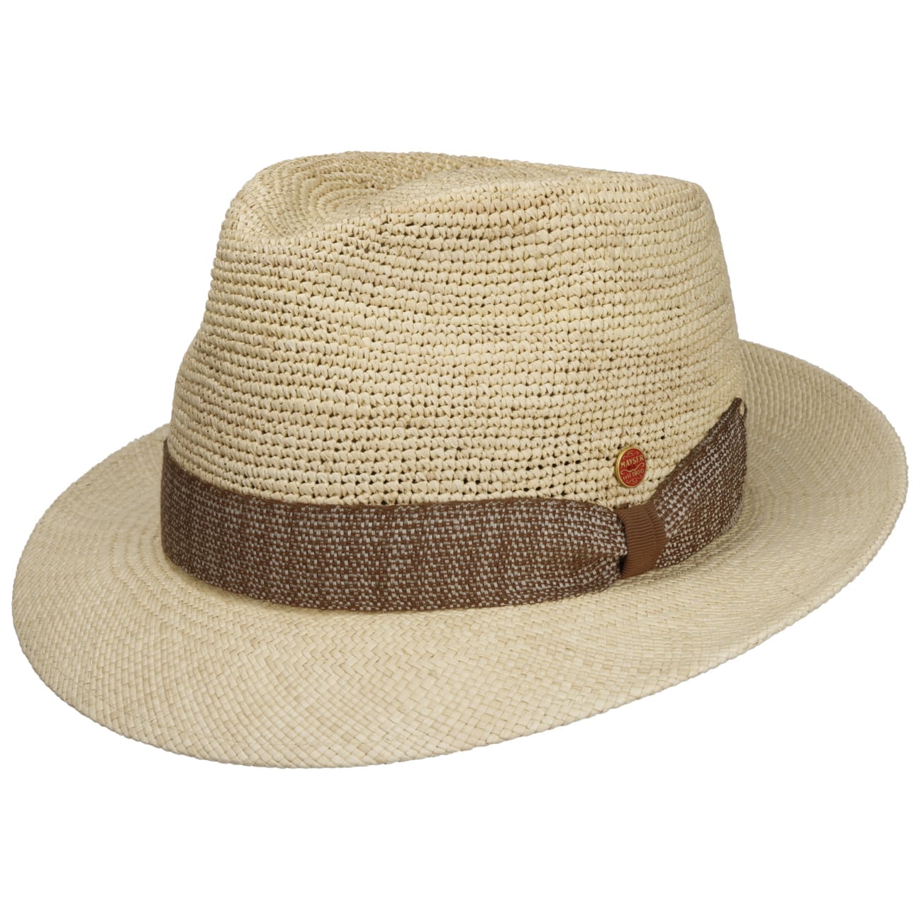 Manuel Crochet Trilby Panamahut natur 7
