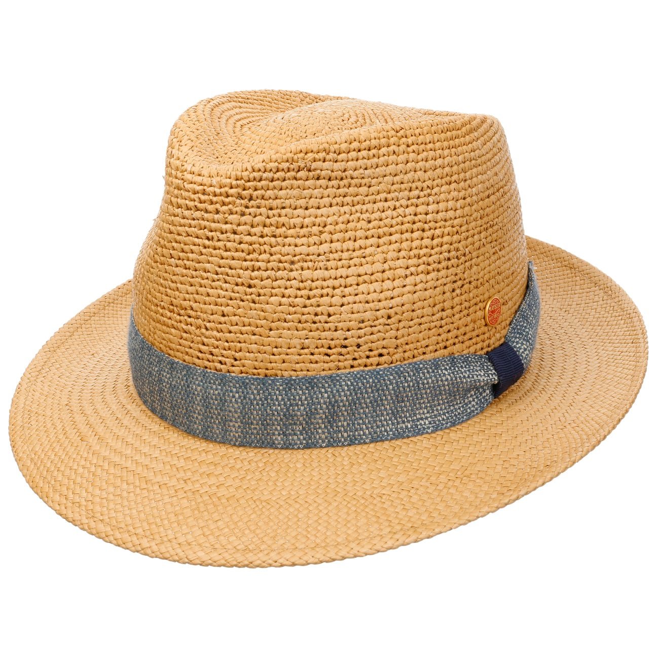 Manuel Crochet Trilby Panamahut camel 3