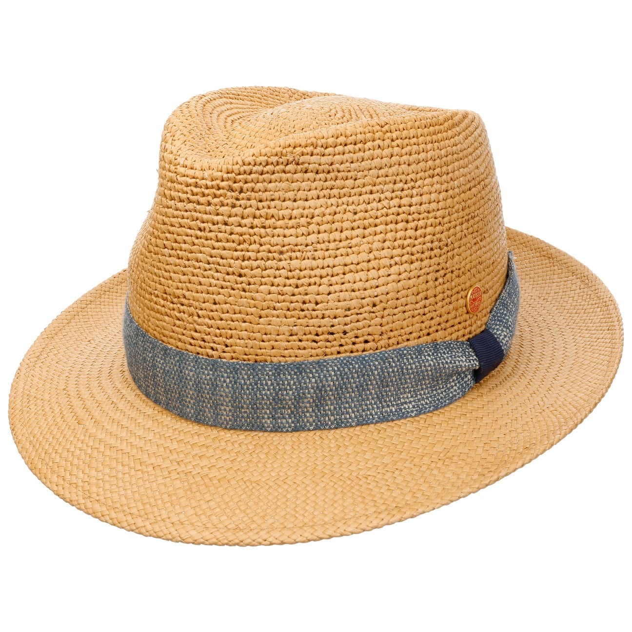 Cappello Trilby e Cappello Panama Manuel Crochet camel 3