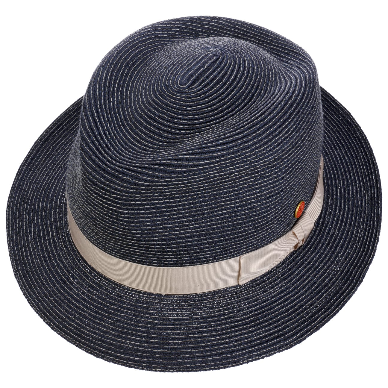 Chapeau en Chanvre Maleo Trilby dunkelblau 8