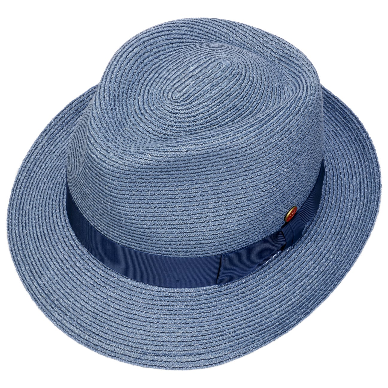 Chapeau en Chanvre Maleo Trilby blau 4