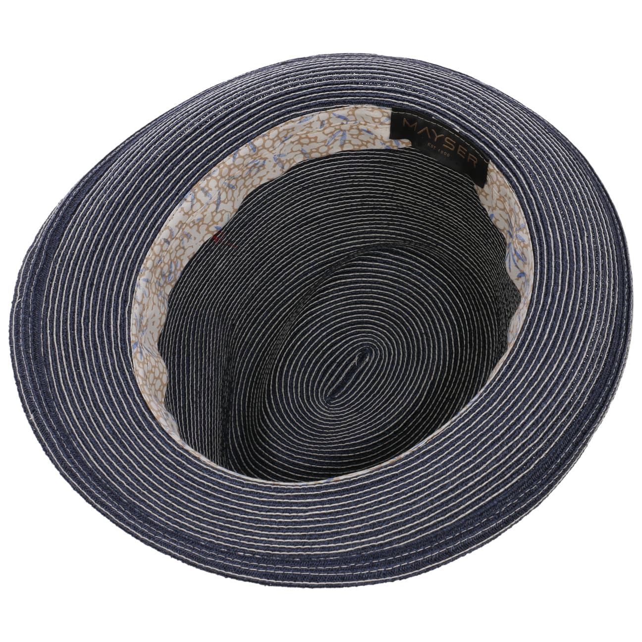 Chapeau en Chanvre Maleo Trilby dunkelblau 9