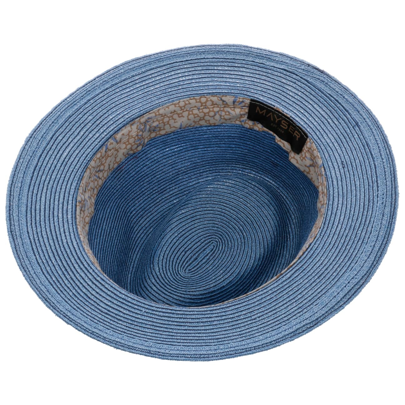 Chapeau en Chanvre Maleo Trilby blau 5