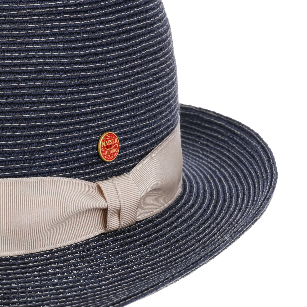 Chapeau en Chanvre Maleo Trilby dunkelblau 10