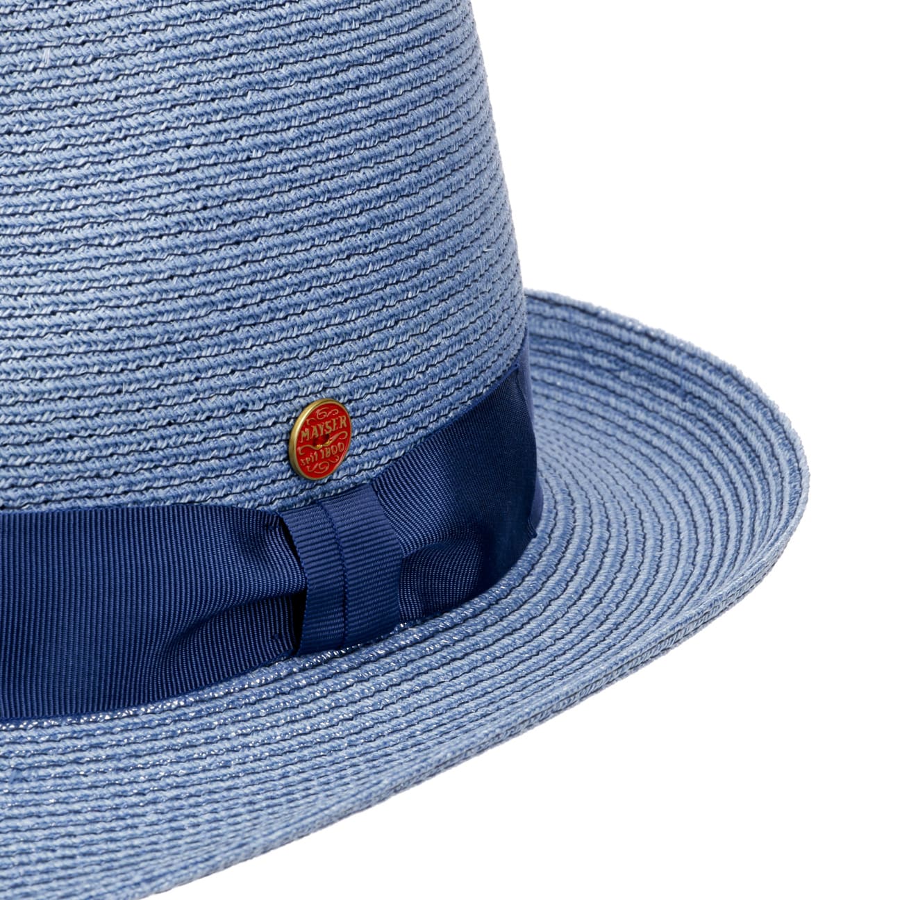 Chapeau en Chanvre Maleo Trilby blau 6