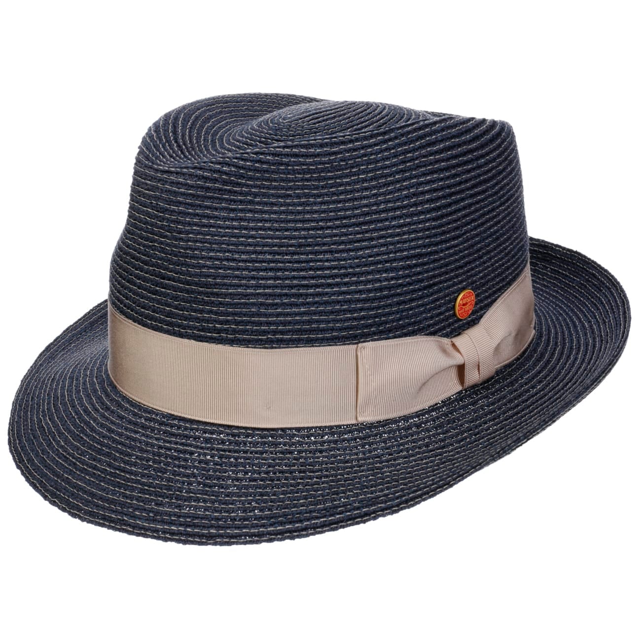 Chapeau en Chanvre Maleo Trilby dunkelblau 7