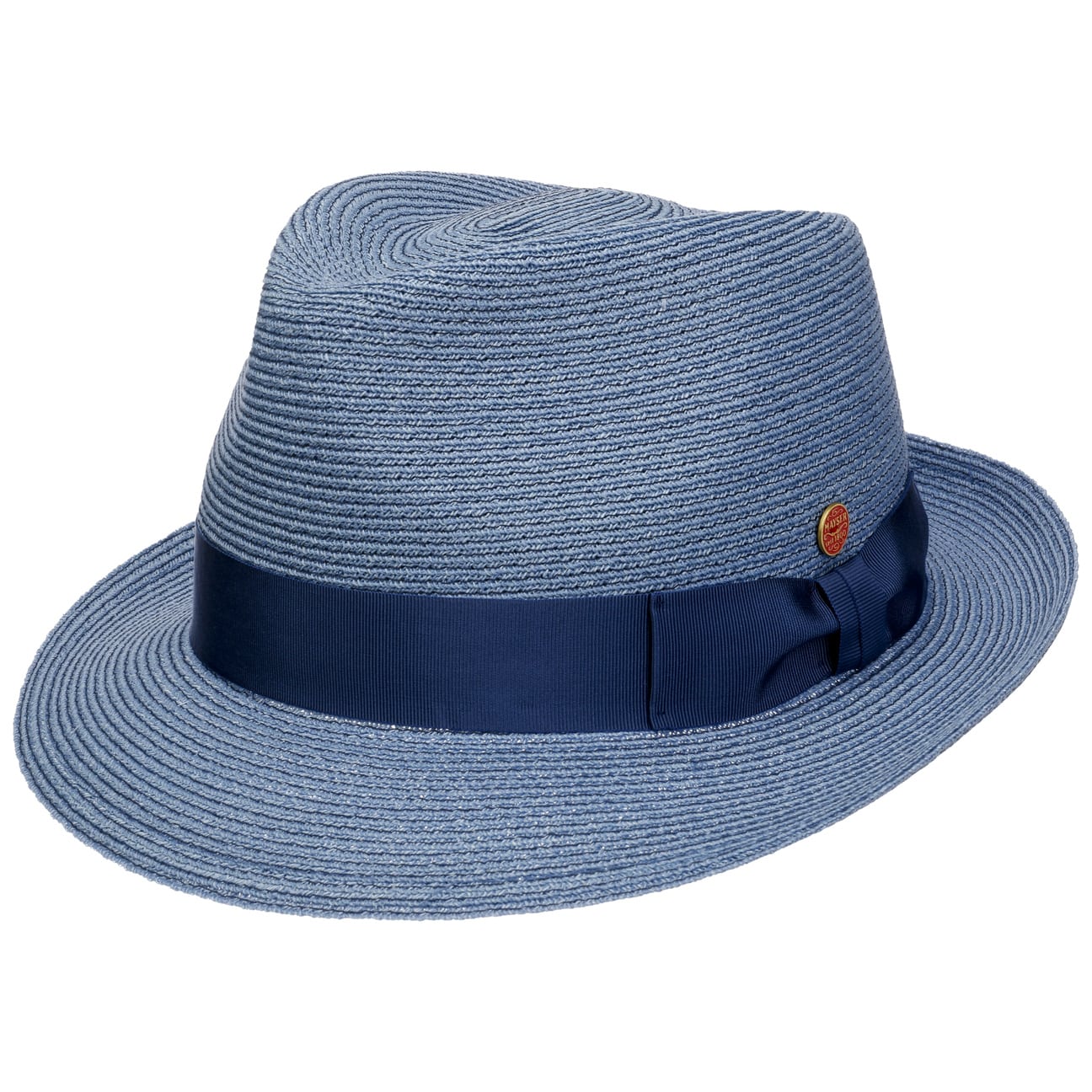Chapeau en Chanvre Maleo Trilby blau 3