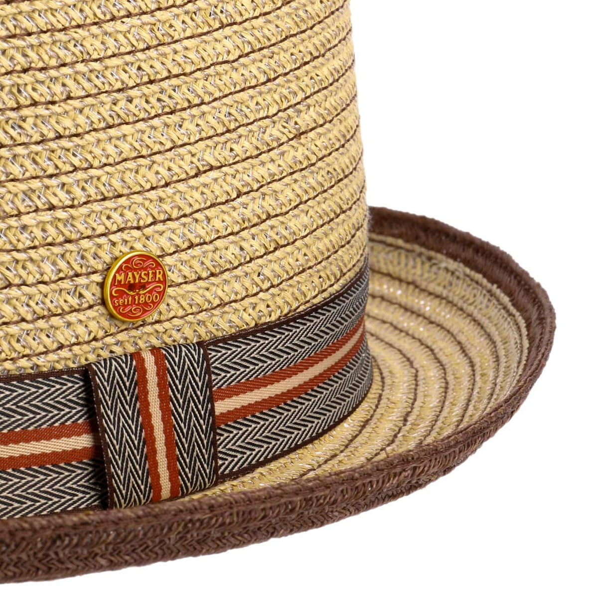Andy Brown Pork Pie Strohoed natur 6