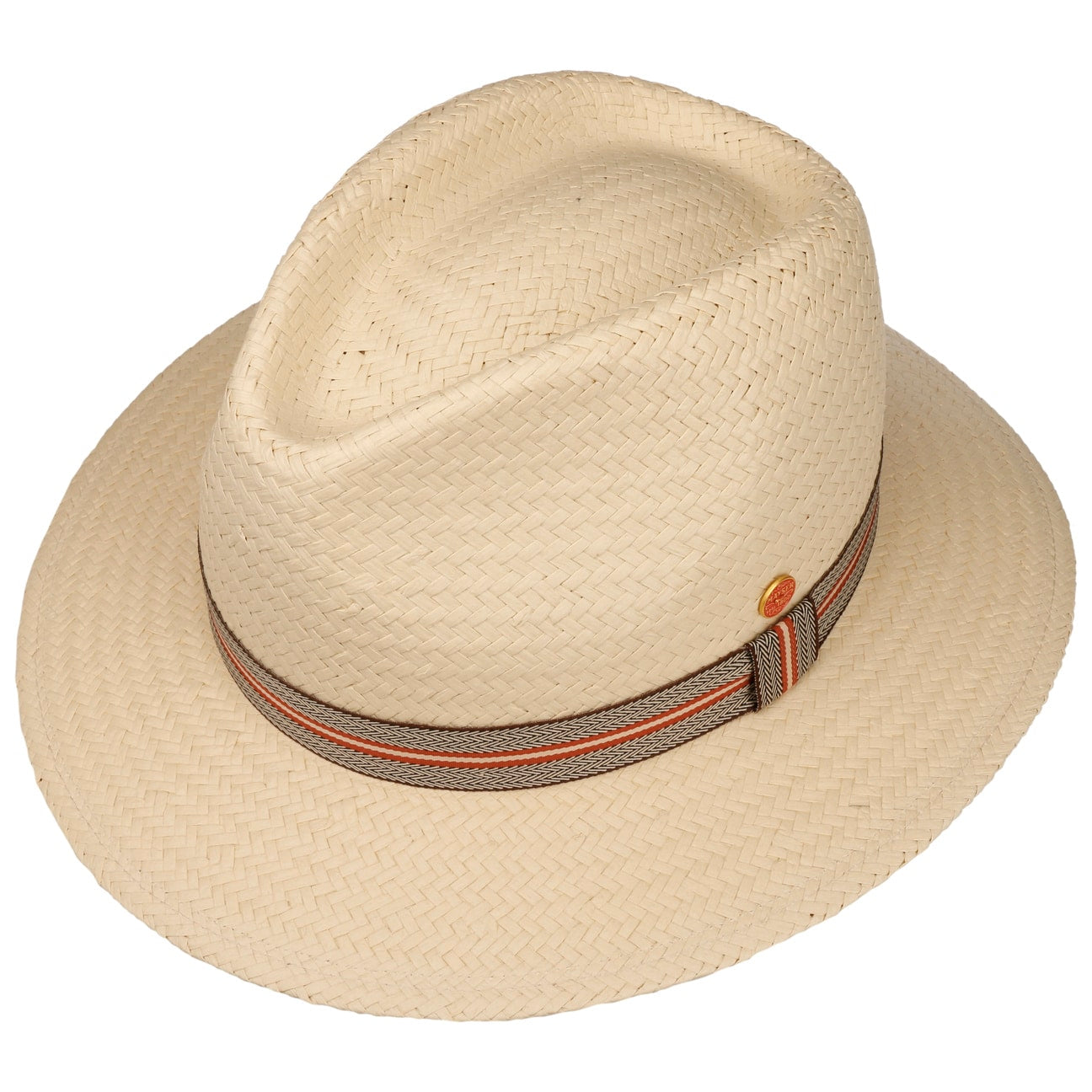 Cappello di Paglia Mathis Striped Band natur 4