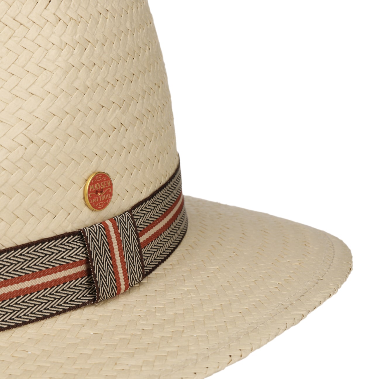 Cappello di Paglia Mathis Striped Band natur 6