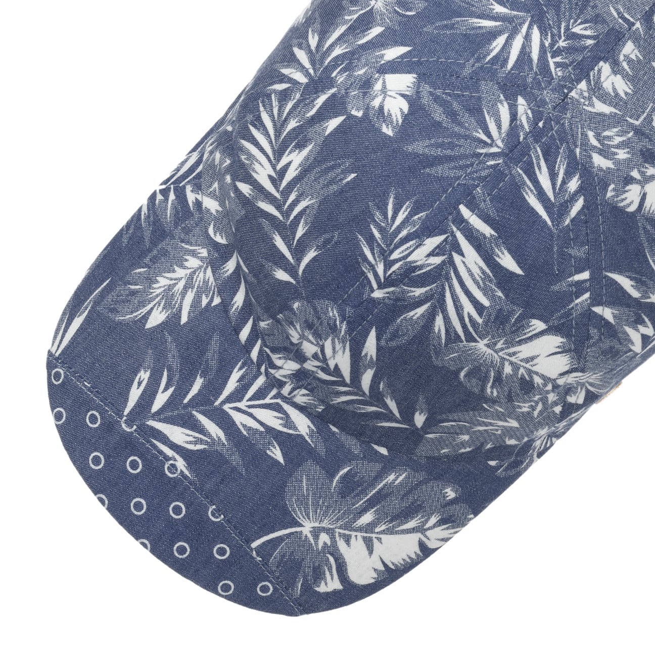 Bonnet fleuri denim 5