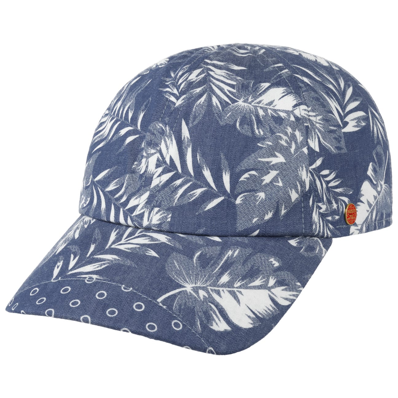 Bonnet fleuri denim 4
