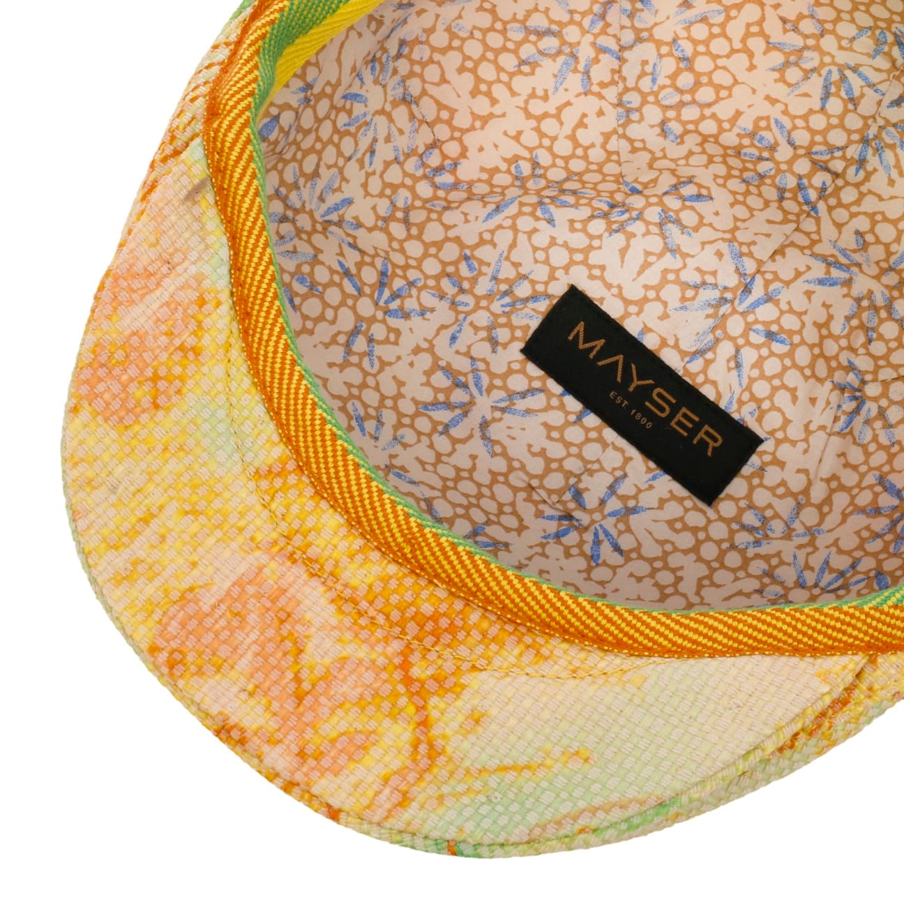 Sidney Malibu Melange Flat Cap gelb 8