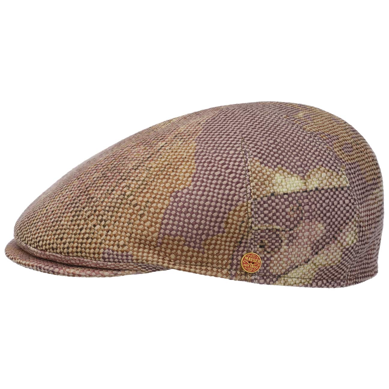 Sidney Malibu Melange Flat Cap bordeaux 2