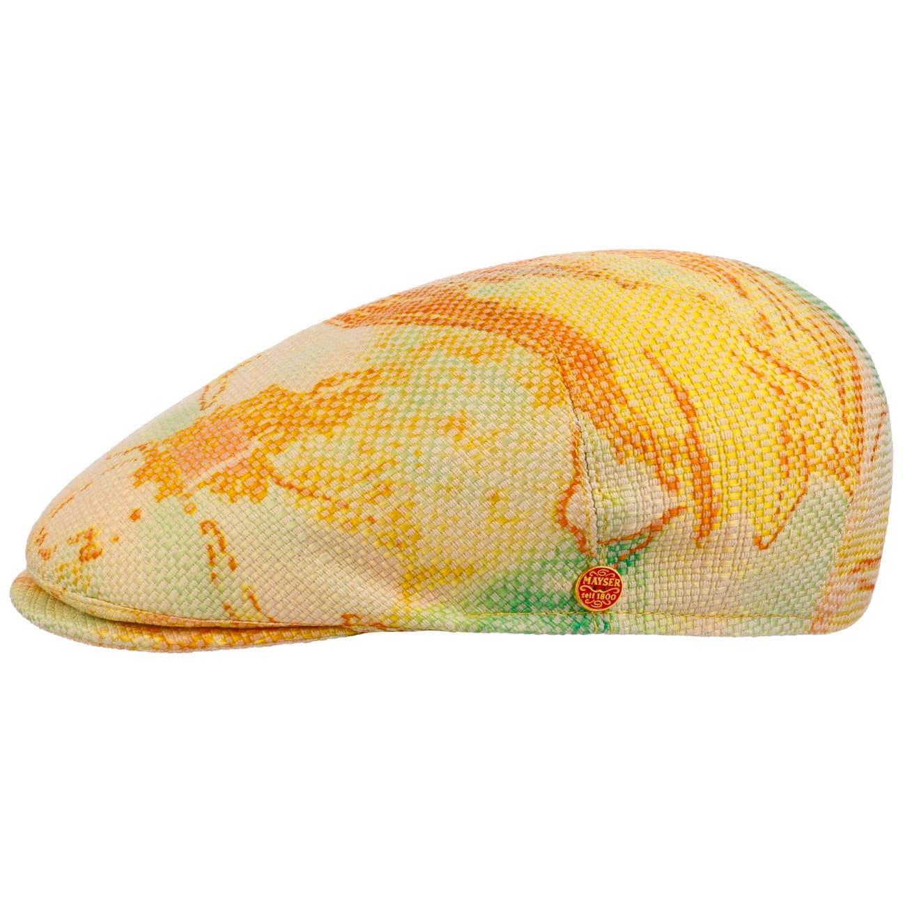 Sidney Malibu Melange Flat Cap gelb 6