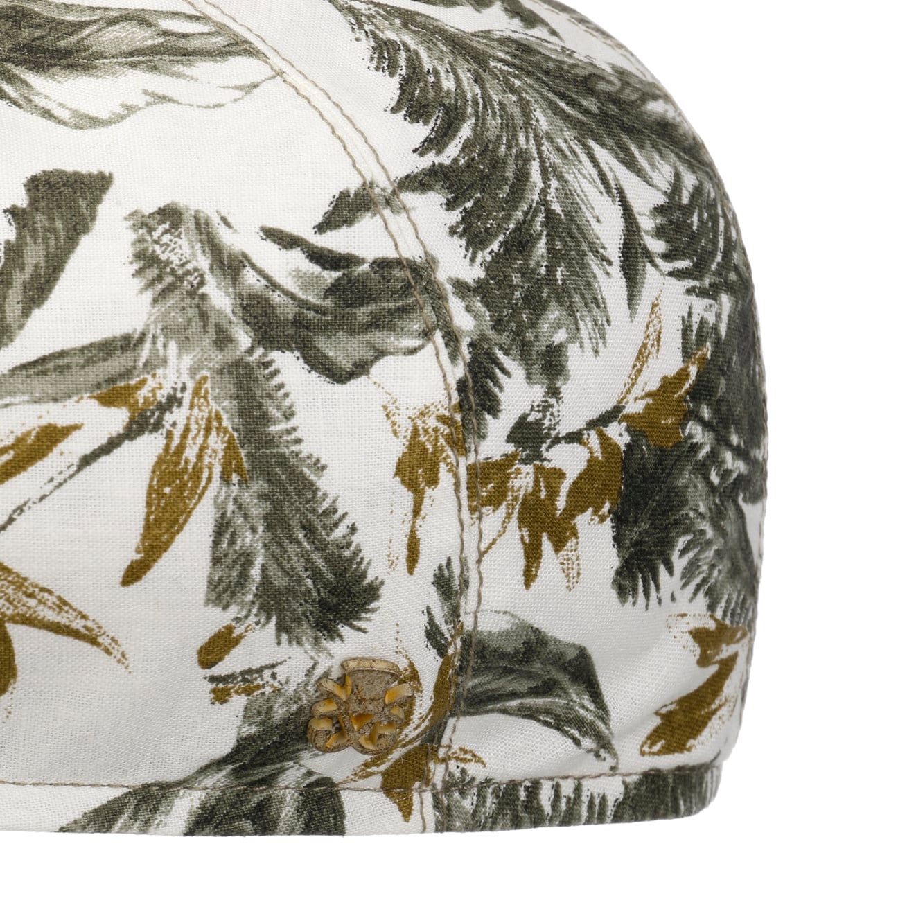 Pierce Jungle Zechbauer Flat Cap i Lin grün 5