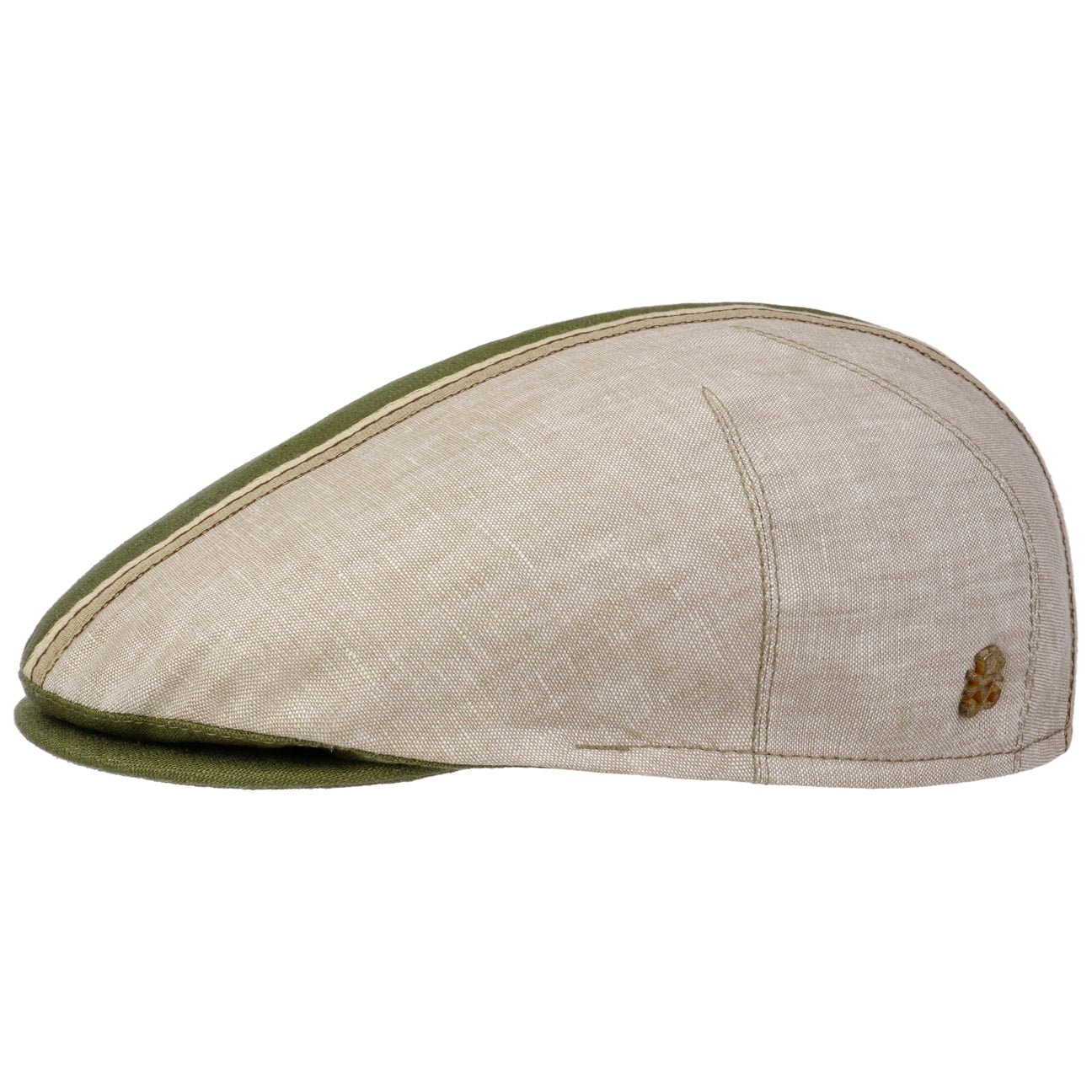 Philipp Zechbauer Flat Cap i Lin grün 2