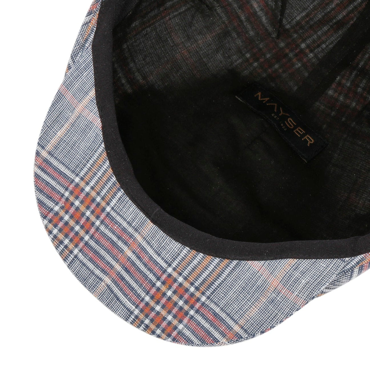 Sidney Superior platt keps i linne blau 4