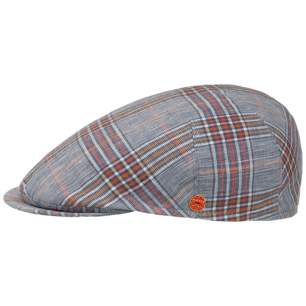Sidney Superior platt keps i linne blau 2