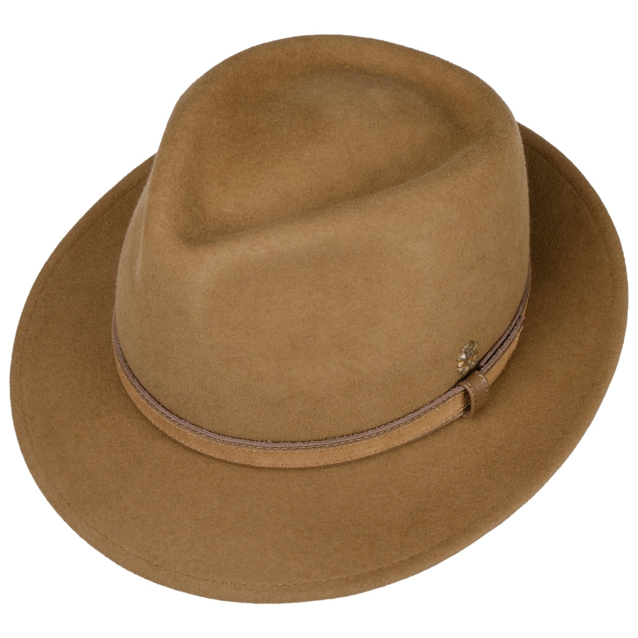 Collins Zechbauer Bogart-Hatt av Pelsfilt dunkelbeige 4