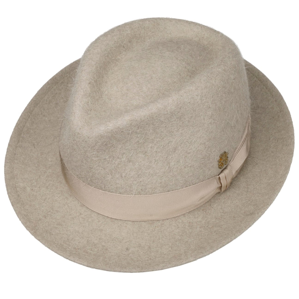Fabrice Fedora Pelsfilthatt Zechbauer beige-meliert 2