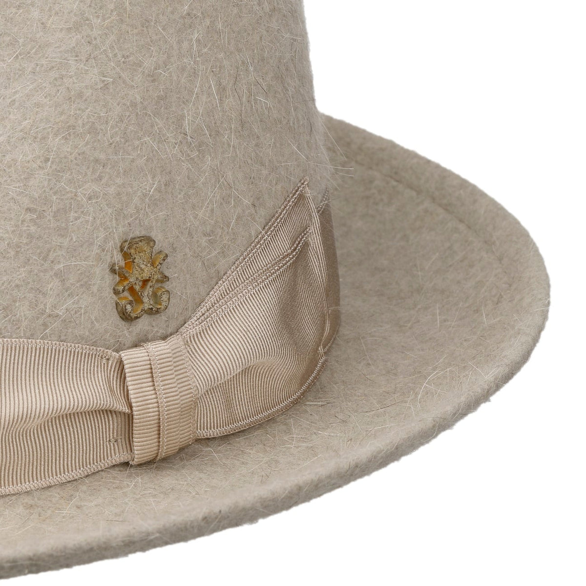 Fabrice Fedora Pelsfilthatt Zechbauer beige-meliert 4
