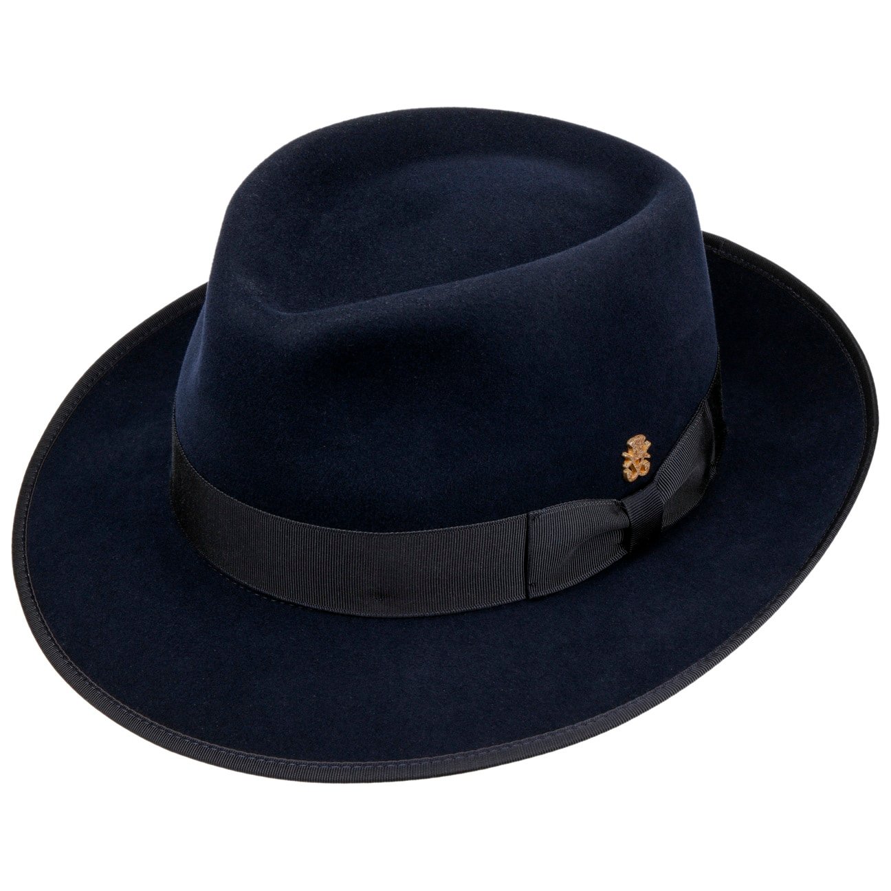 Marcelo Bogart Wool Felt Hat Zechbauer dunkelblau 4