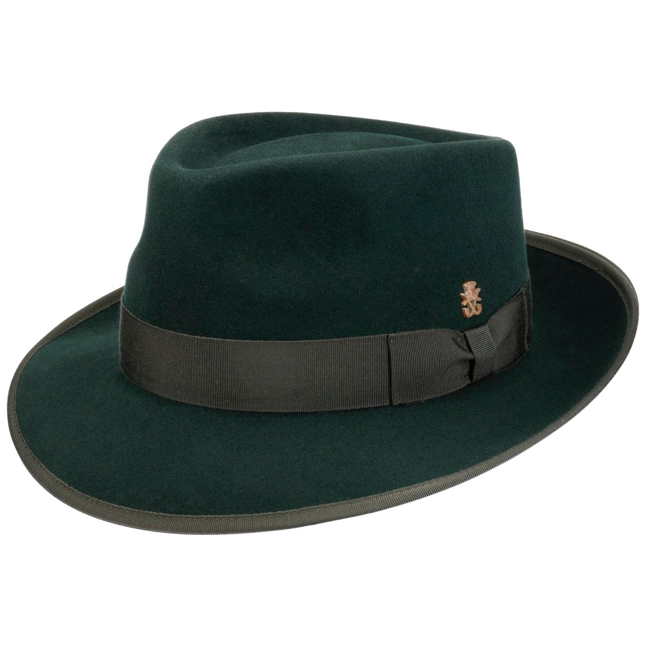 Marcelo Bogart Wool Felt Hat Zechbauer dunkelgrün 7