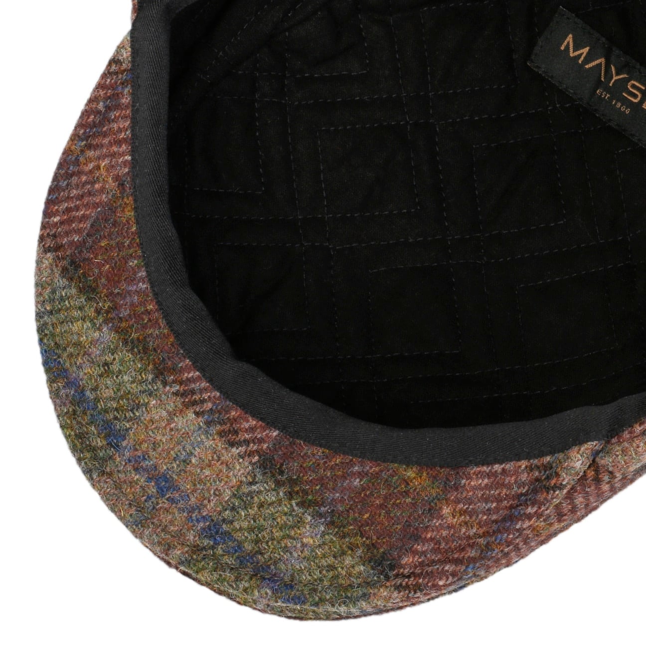 Frankie Soft Shetland Flat Cap oliv 4