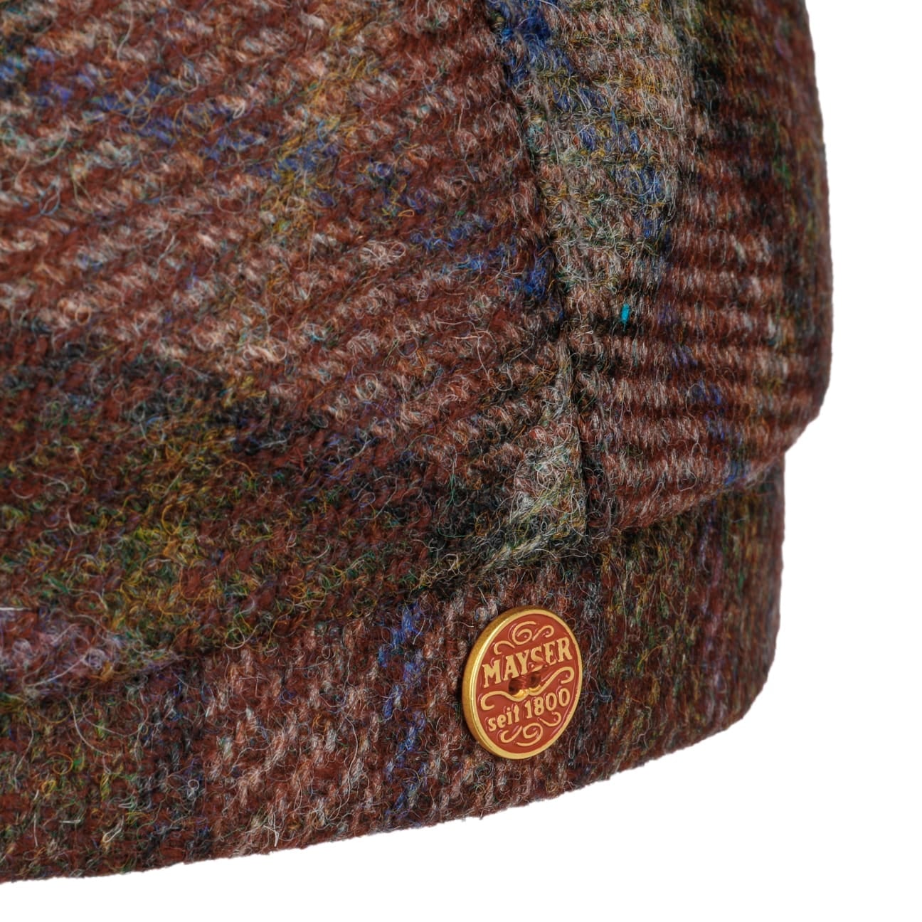 Frankie Soft Shetland Flat Cap oliv 5