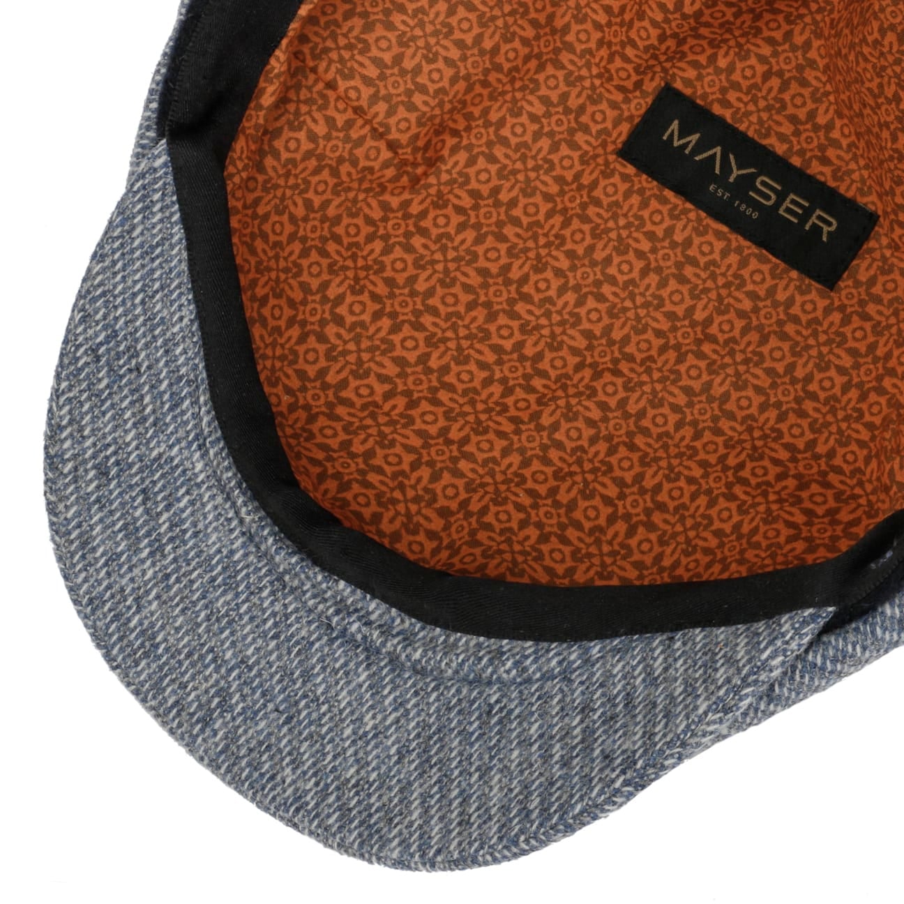 Seven Contrast Edge Flat Cap blau 4