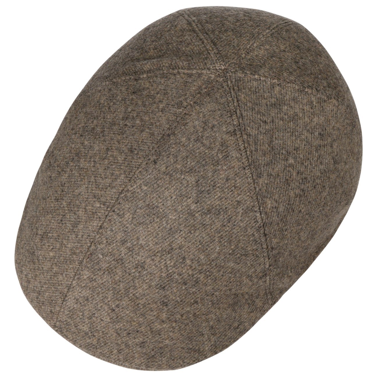 Casquette plate en laine mélangée Paddy beige 3