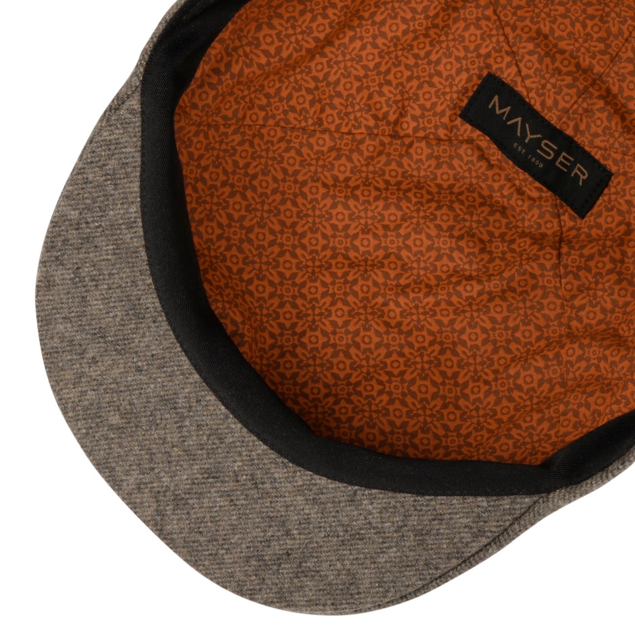 Casquette plate en laine mélangée Paddy beige 4